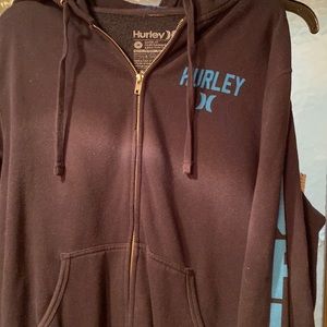 Young mens Hurley hooded zip up sweatshirt